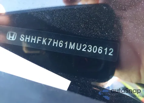 2021 Honda Civic Ex from USA, damaged, VIN SHHFK7H61MU230612